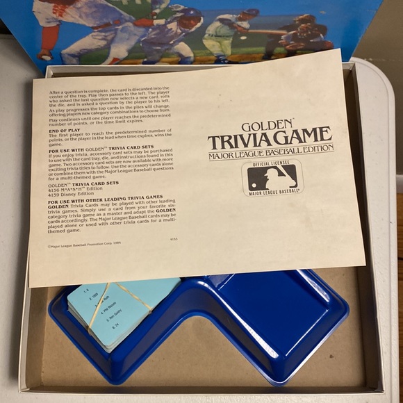 Vintage Golden Trivia Game MLB Edition - Picture 5 of 6